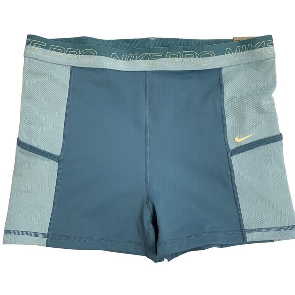 Nike Pants - Women’s Nike Pro High-Waisted 3" Training Shorts with Pockets XL DX0059 440
